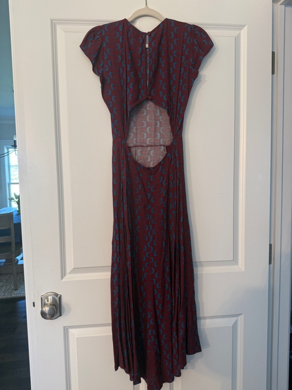 Reformation Gavin Dress Marooned - Size 4 NWT - Picture 8 of 8